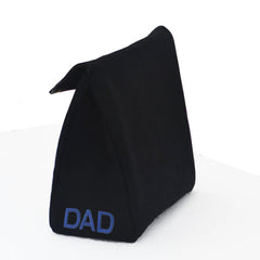 Dad Embroidered Cotton Canvas Dopp Kit, Men's Travel Toiletry Bag, Cosmetic Bag