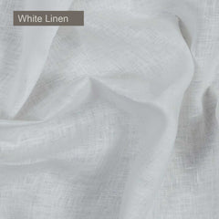 Ivory Sheer Linen Curtains & Drapes