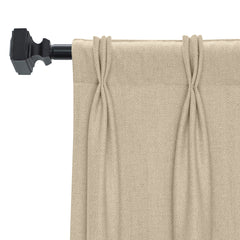 Handcrafted Pleated Chevron Curtain