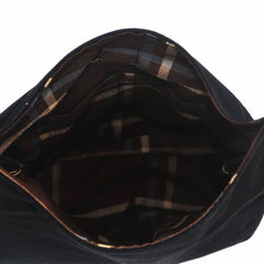 Custom Dopp Kit in Black Cotton Canvas, Men's Travel Toiletry Bag, Groomsmen Gift