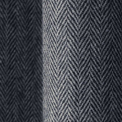 Herringbone Wool Curtains With Grommets