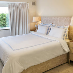 Custom Trimmed Duvet Cover Set | Luxury 400TC Cotton Bedding | US, UK & Europe Sizes