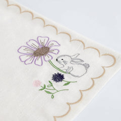 Easter Bunny Embroidered Placemat Set