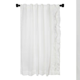 Custom Made Linen Ruffle Curtains