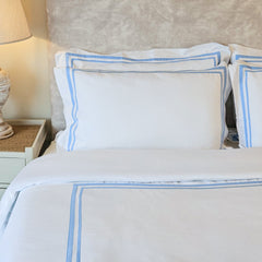 Custom Trimmed Duvet Cover Set | Luxury 400TC Cotton Bedding | US, UK & Europe Sizes