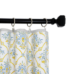 Custom Made Floral Trellis Curtain