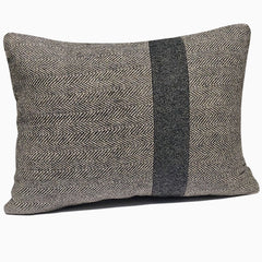 Chevron Felt Pillow Cover, Color Block Pillow Case, Gray Chevron Pillow