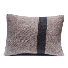 Chevron Felt Pillow Cover, Color Block Pillow Case, Gray Chevron Pillow
