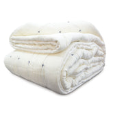 Handmade Lightweight Linen Quilt - Artisan Hand-Stitched Modern Bedding