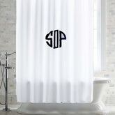 Handcrafted Monogram Shower Curtain