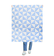 Handmade Pinwheel Patchwork Cotton Quilt