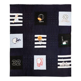 Handmade Sports Patchwork Quilt & Shams Set - 100% Cotton Boys Bedding for Toddler, Twin & Full Beds | Sports Fan Bedroom Décor