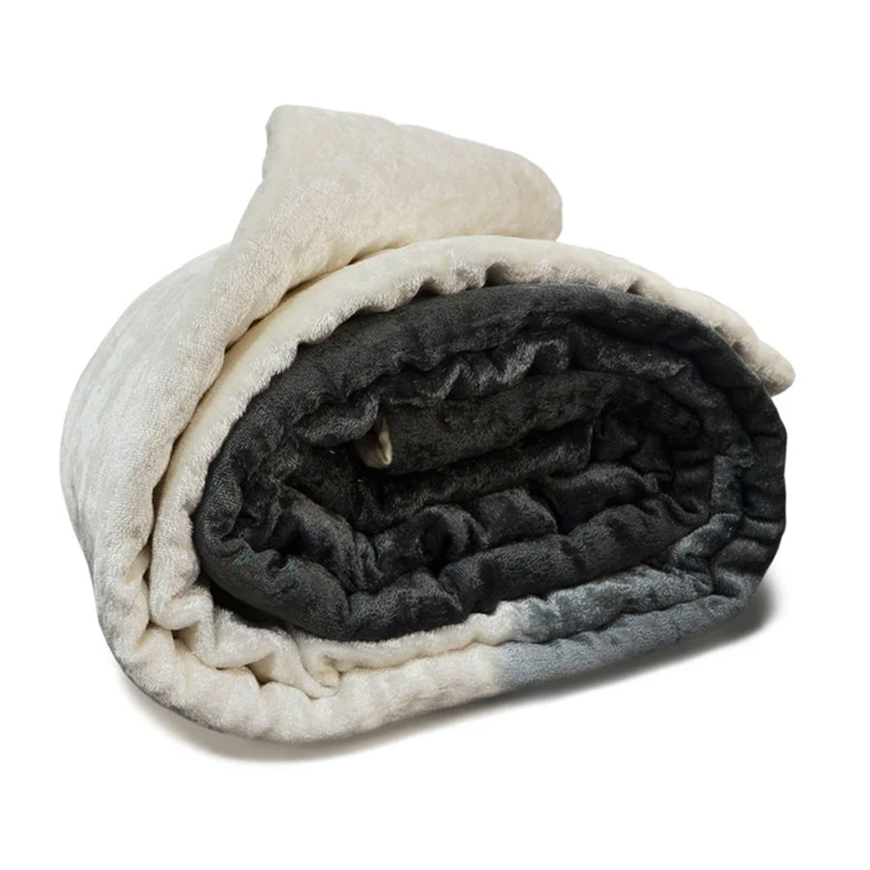 Black Ombre Velvet Quilt: Hand-Quilted Luxury