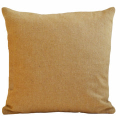 Felt Pillow Cover- Decorative Pillow -Couch cushion -Throw Pillow -Felt cushion -18x18 -gift -Beige pillow - wool pillow -Tan solid pillow