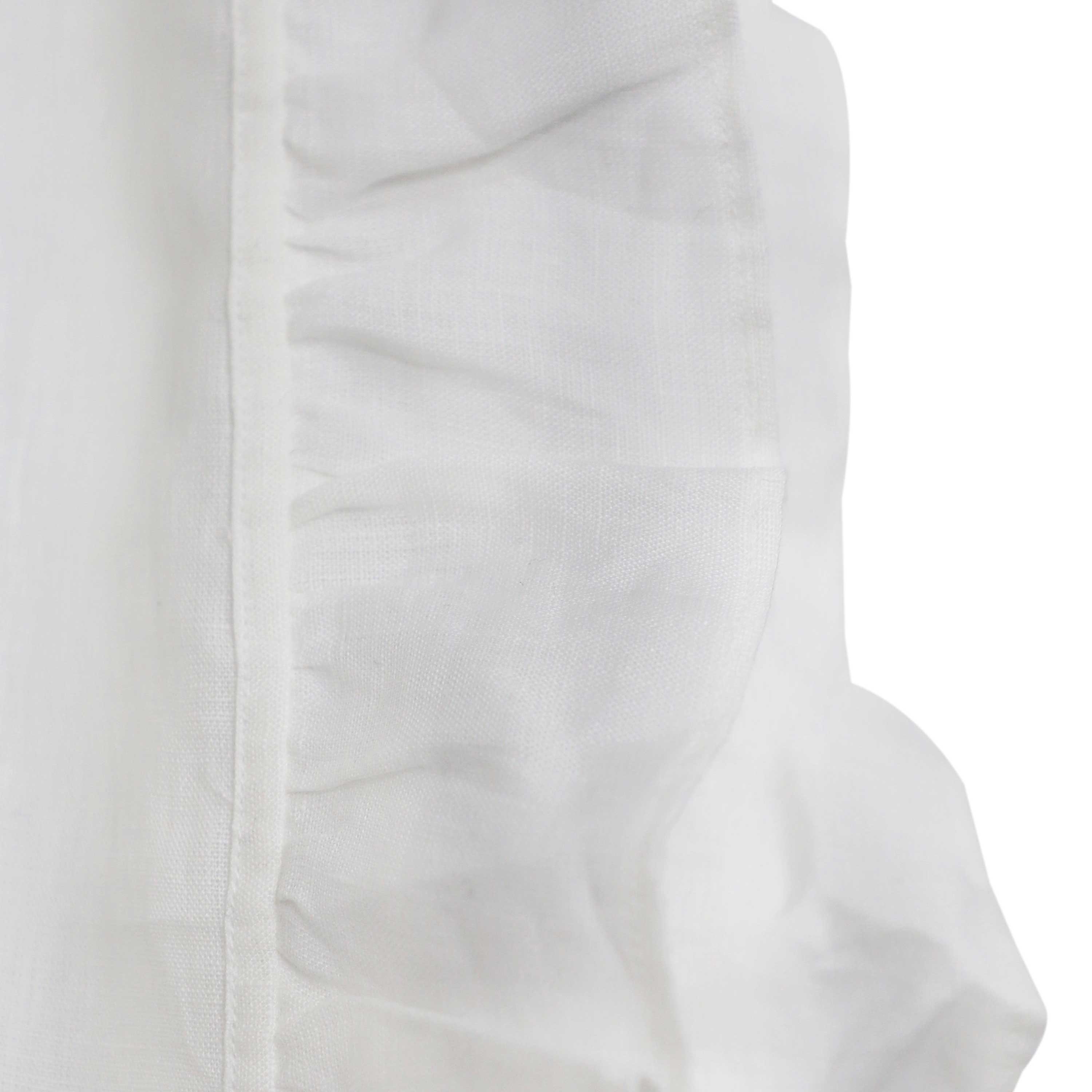 Custom Made Linen Ruffle Curtains