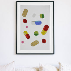 Happy Pills Wall Art