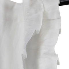 Custom Made Linen Ruffle Curtains