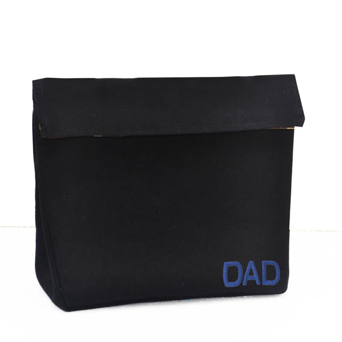 Dad Embroidered Cotton Canvas Dopp Kit, Men's Travel Toiletry Bag, Cosmetic Bag