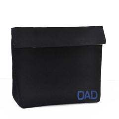 Dad Embroidered Cotton Canvas Dopp Kit, Men's Travel Toiletry Bag, Cosmetic Bag