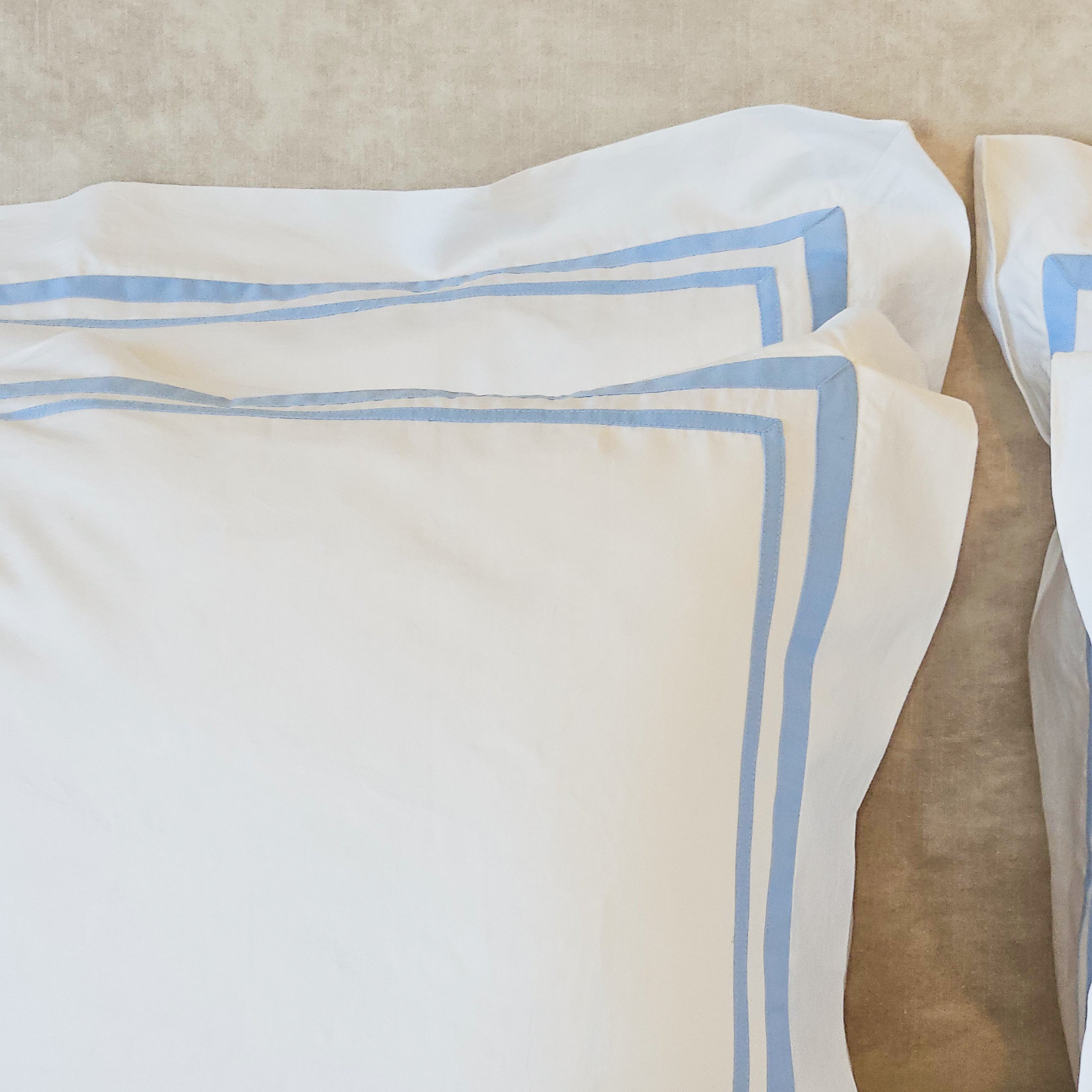 Custom Trimmed Duvet Cover Set | Luxury 400TC Cotton Bedding | US, UK & Europe Sizes