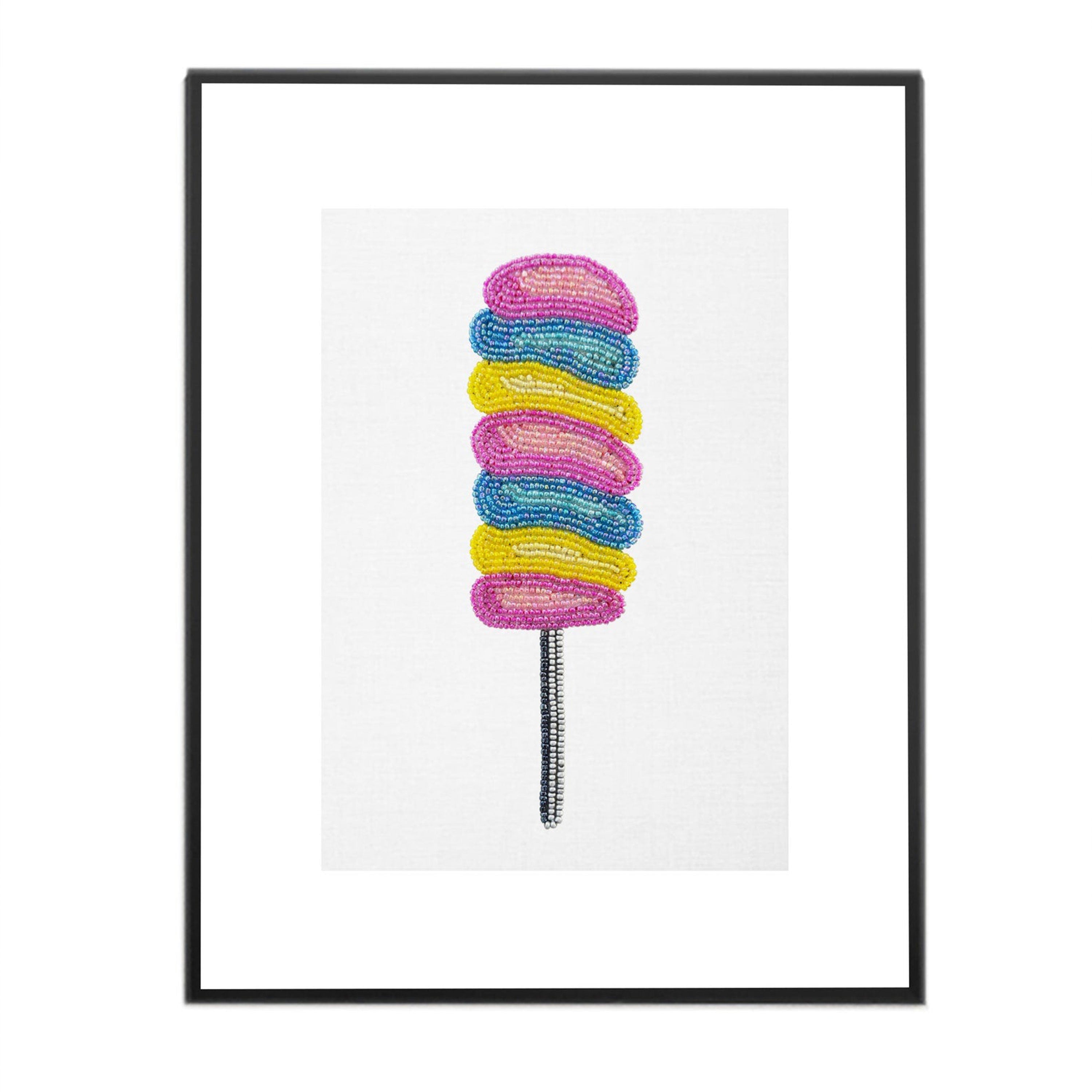 Beaded Candy Wall Art