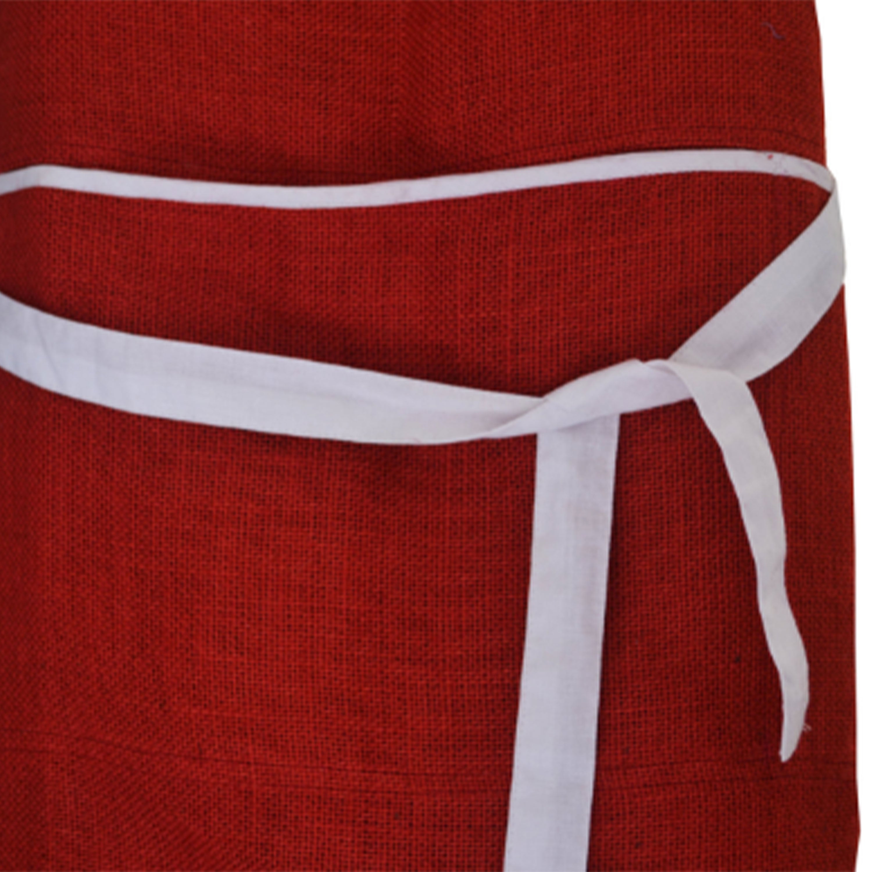 Christmas Apron - Burlap Full Kitchen Apron for Women