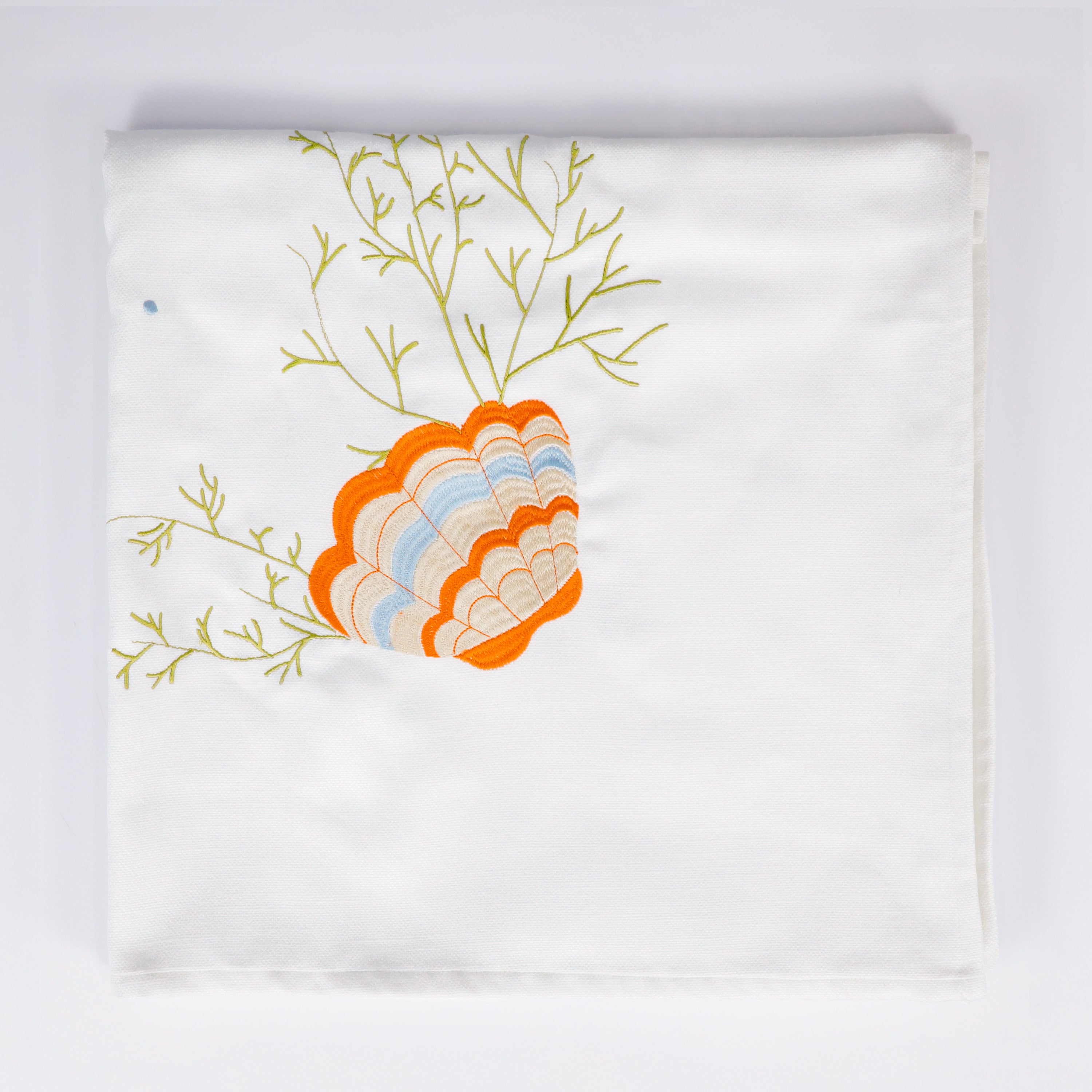 Coastal Ocean Theme Cotton Blend Table Linen