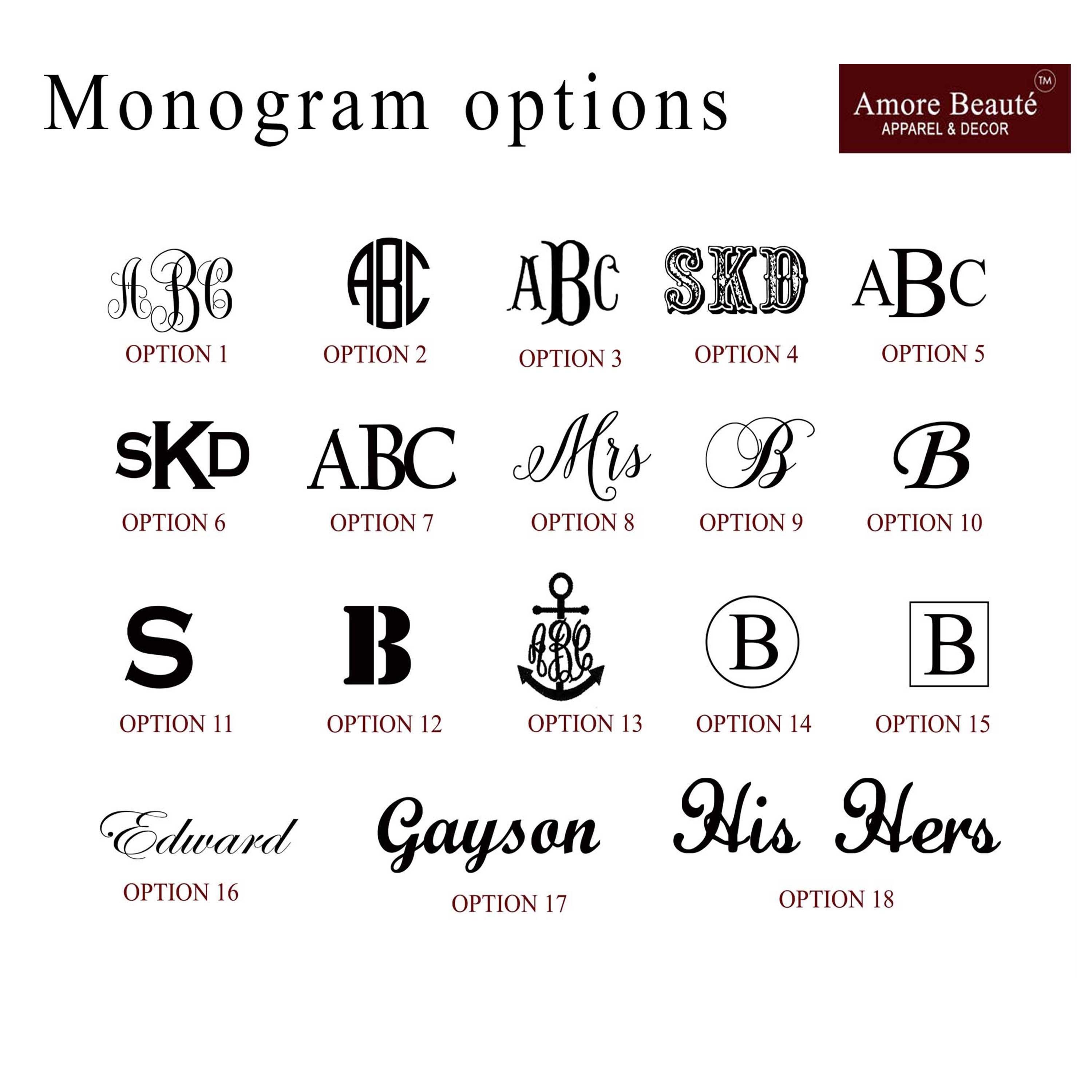 Handcrafted Monogram Shower Curtain