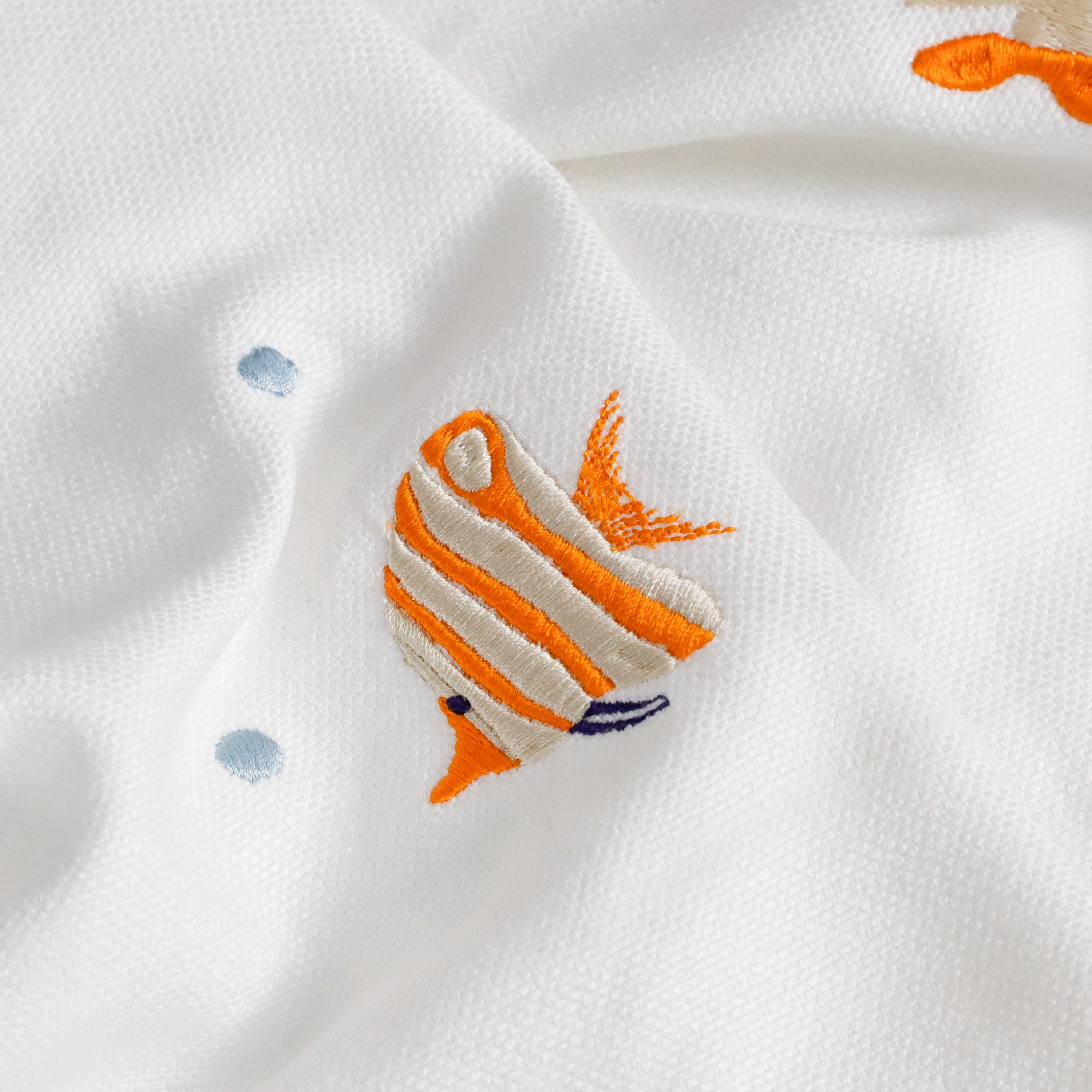 Coastal Ocean Theme Cotton Blend Table Linen