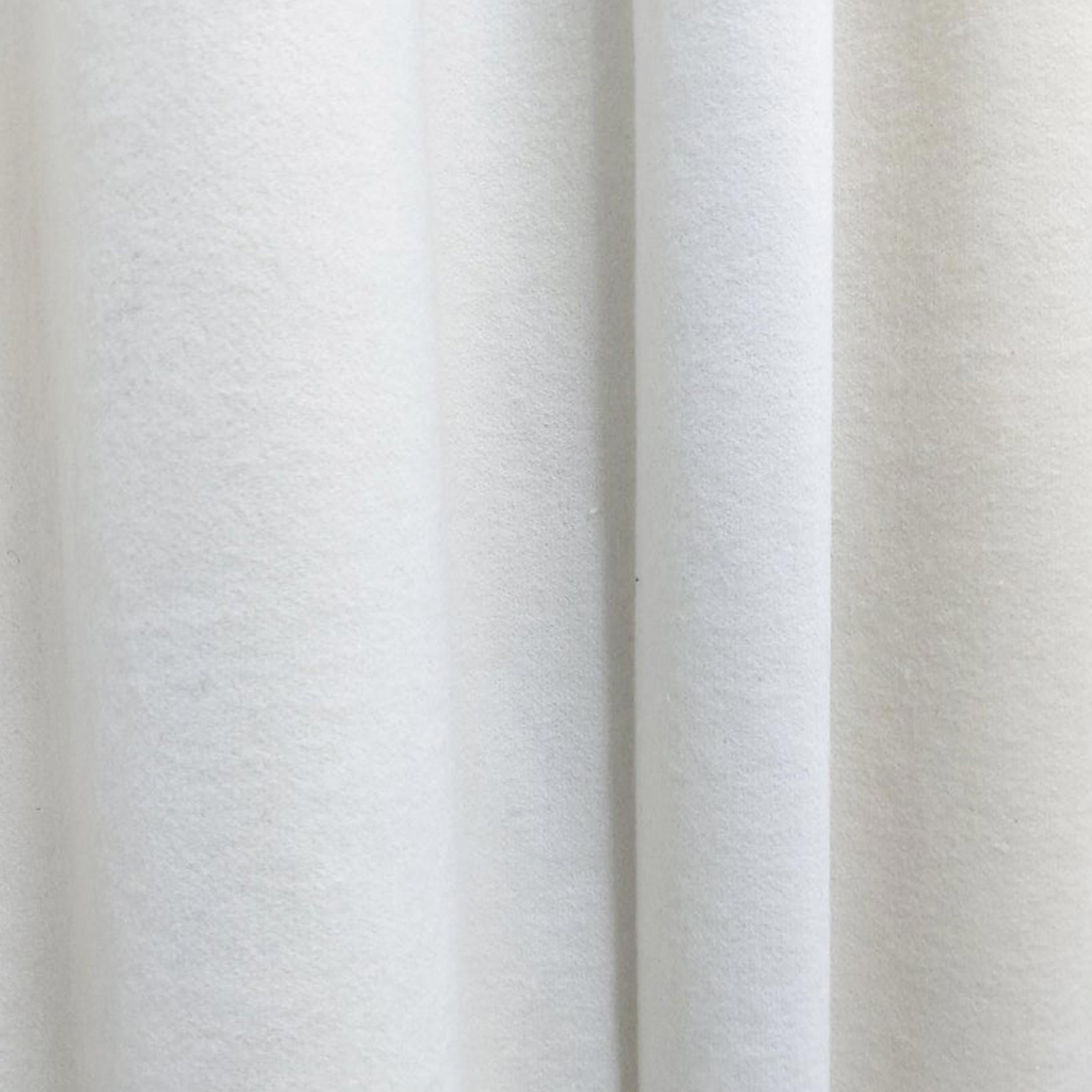 Custom Wool Felt Curtains with Genuine Leather Tabs And Nickel Rings