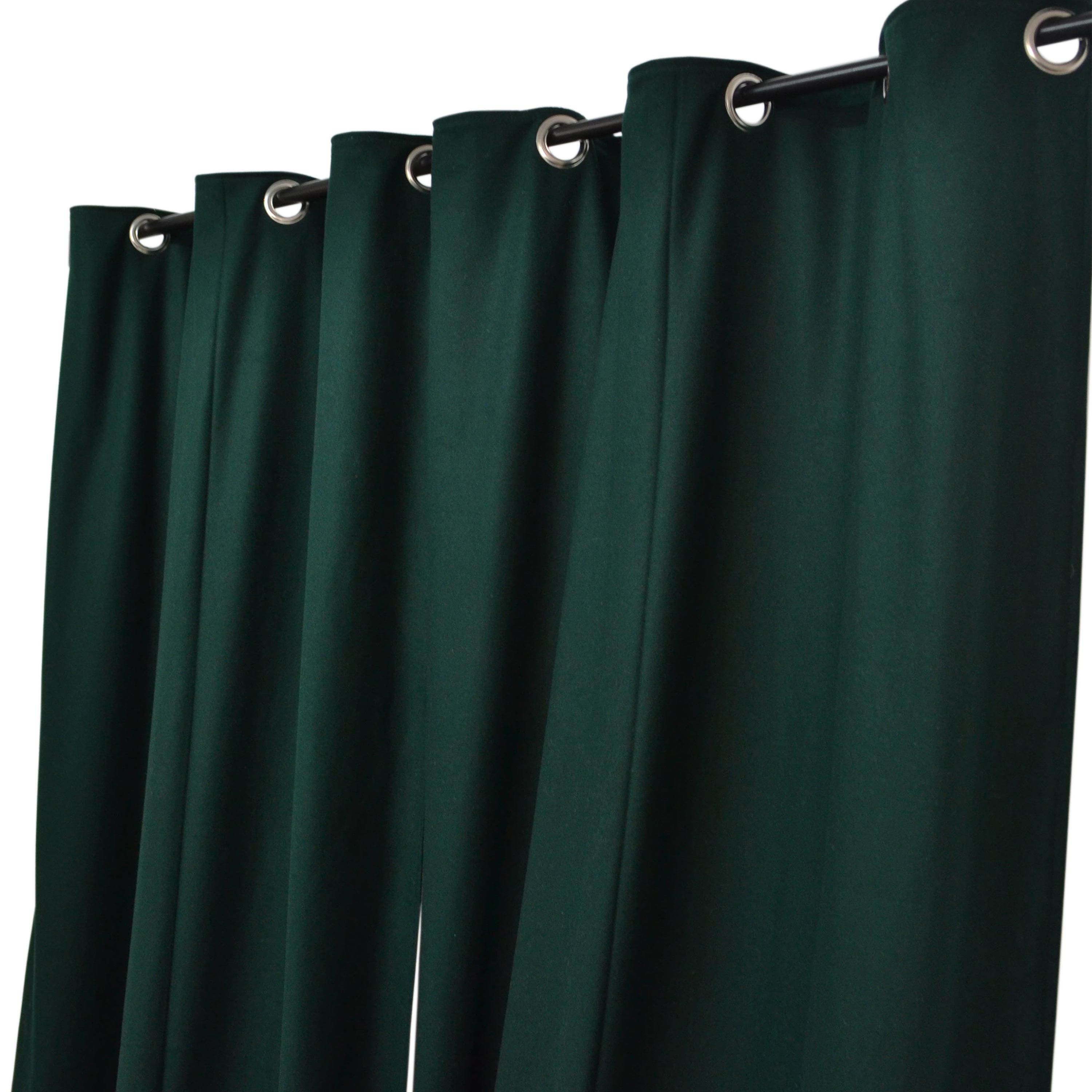Double Layer Custom Wool Curtain With Grommets