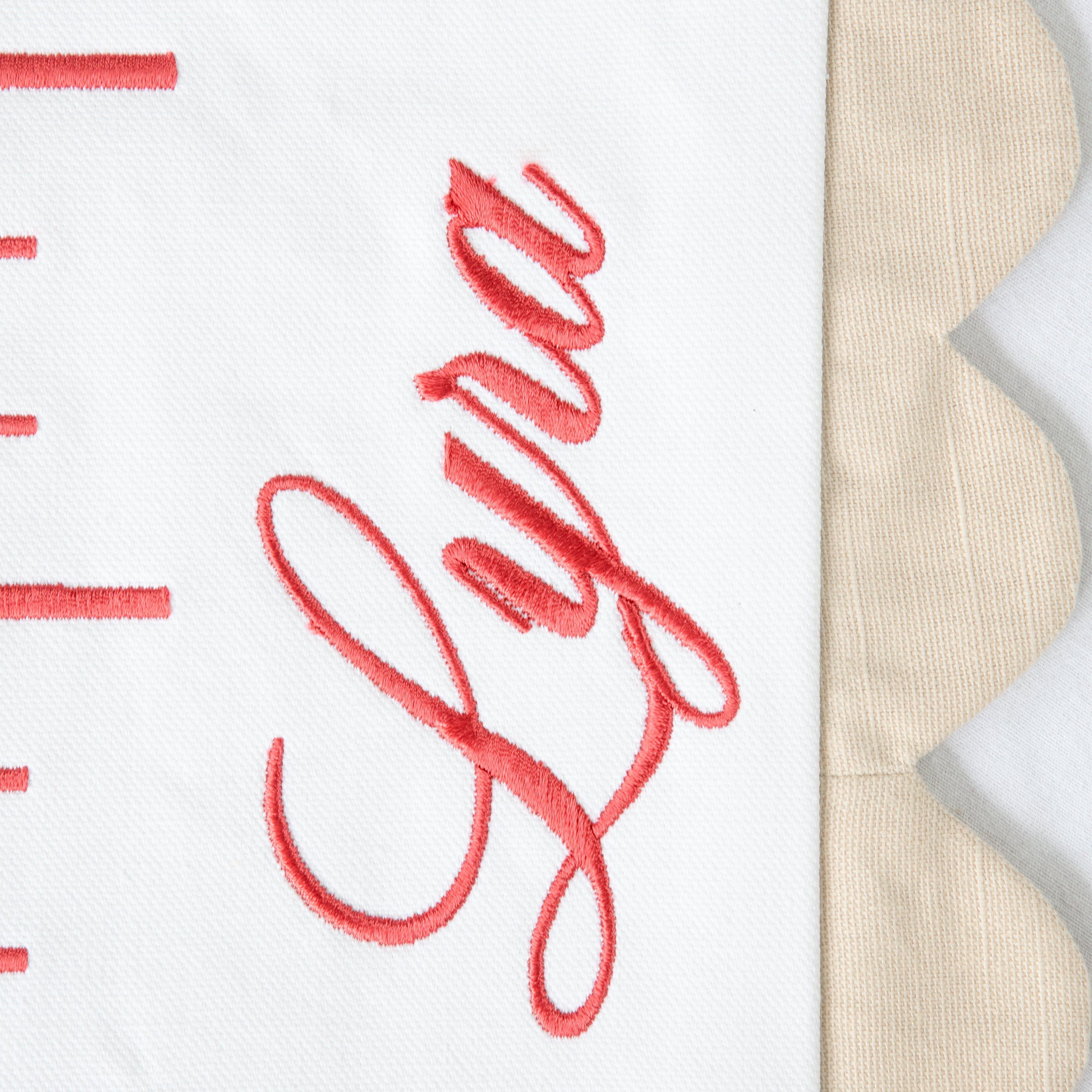 Custom Embroidered Growth Charts