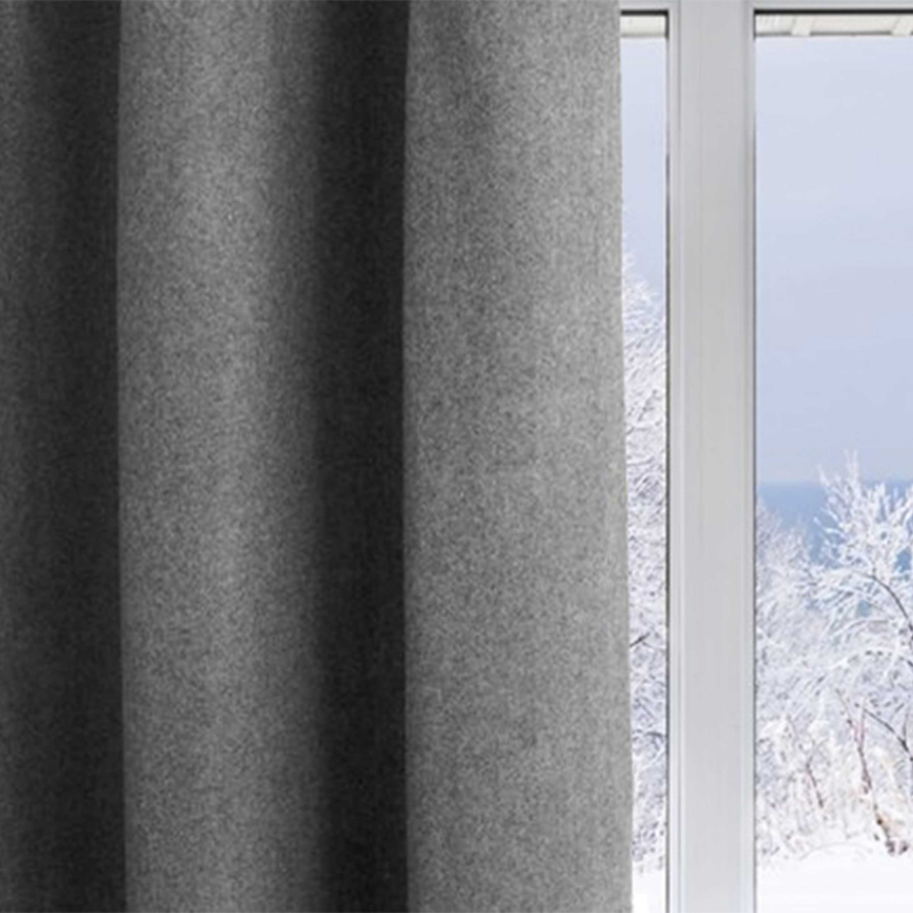 Custom Wool Curtains With Grommets For Door And Window