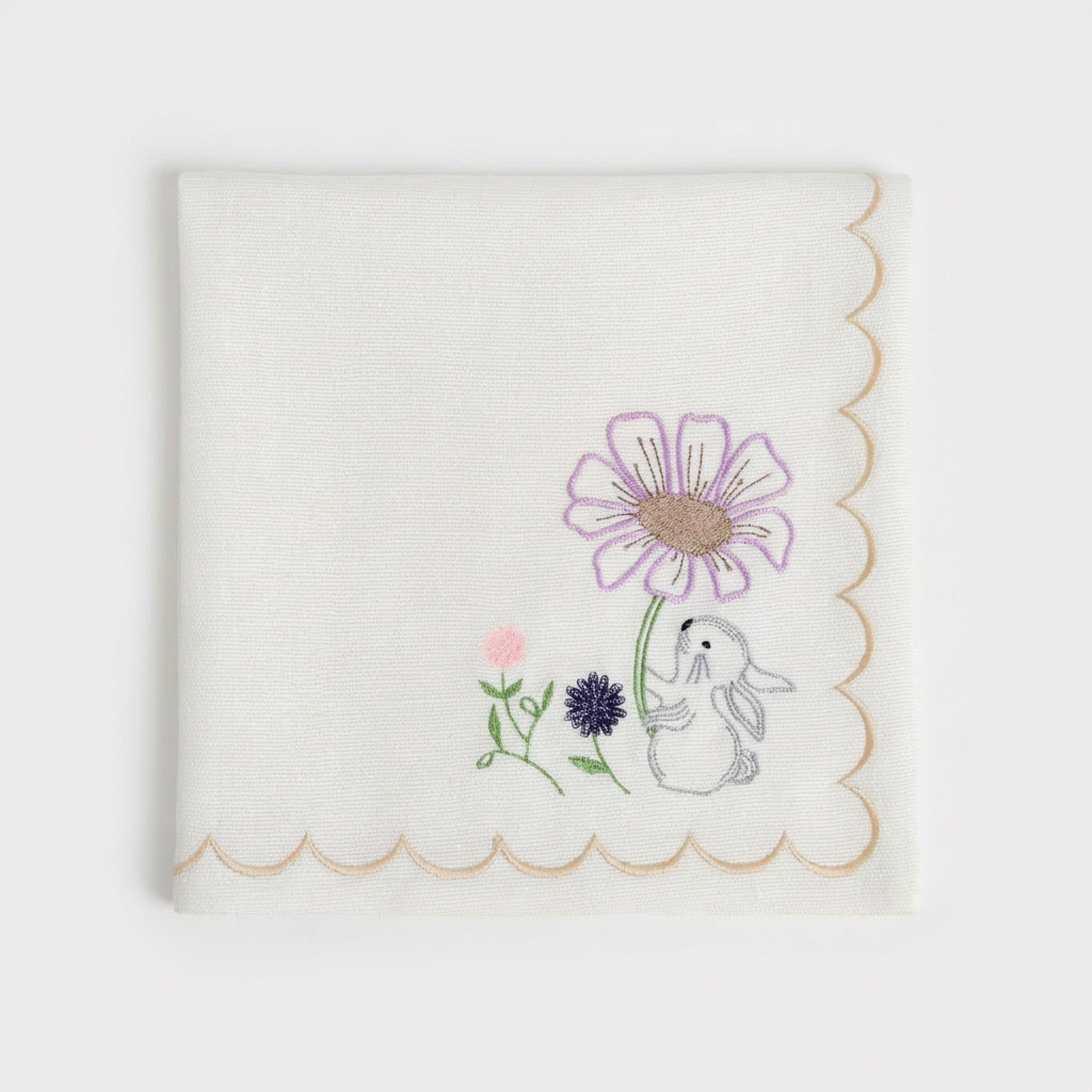 Easter Bunny Embroidered Placemat Set