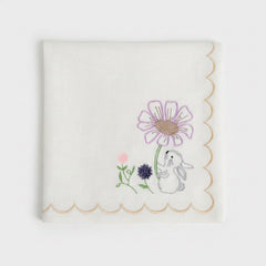 Easter Bunny Embroidered Placemat Set