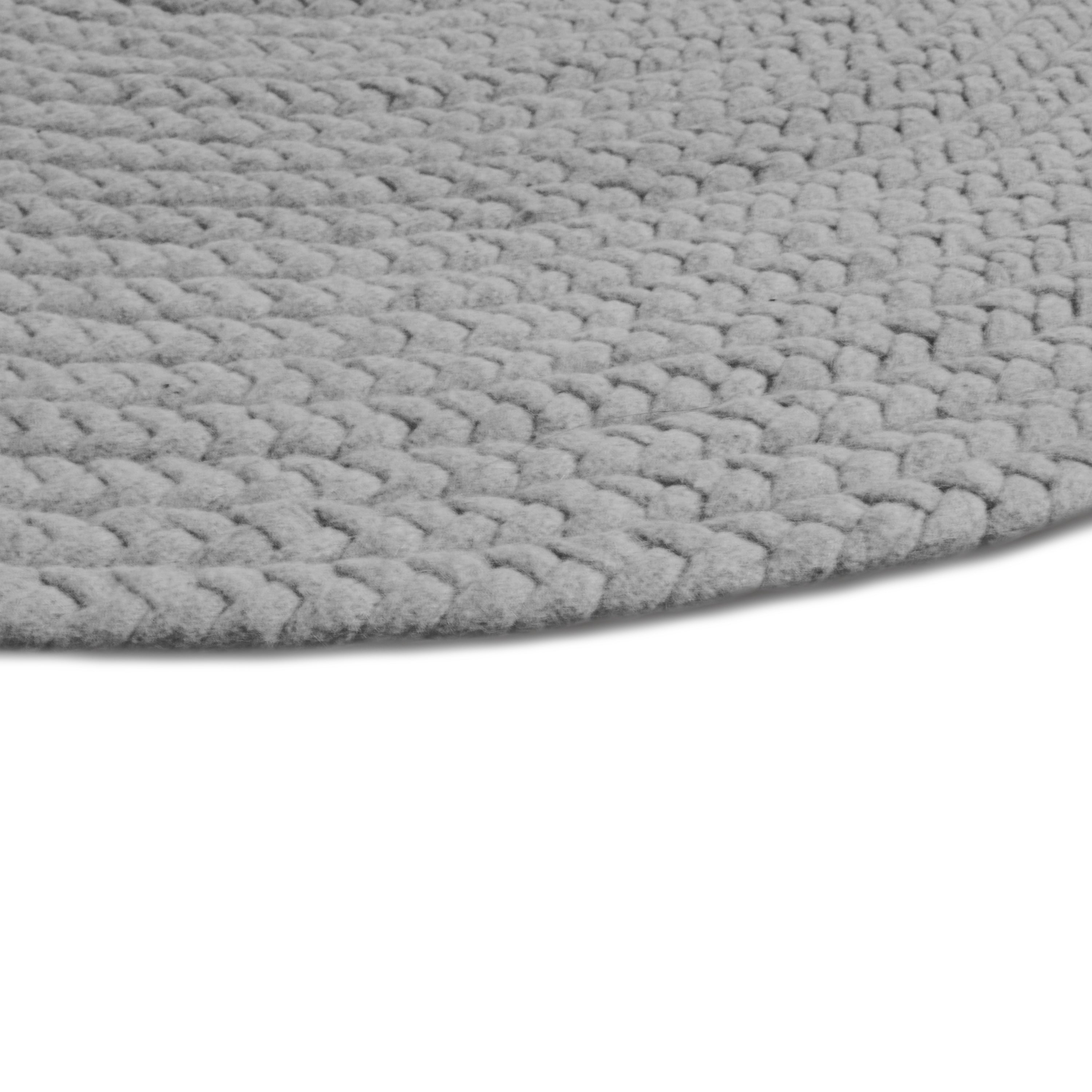 Hand Braided Wool Area Rug