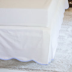 Custom Scalloped Edge Bed Skirt