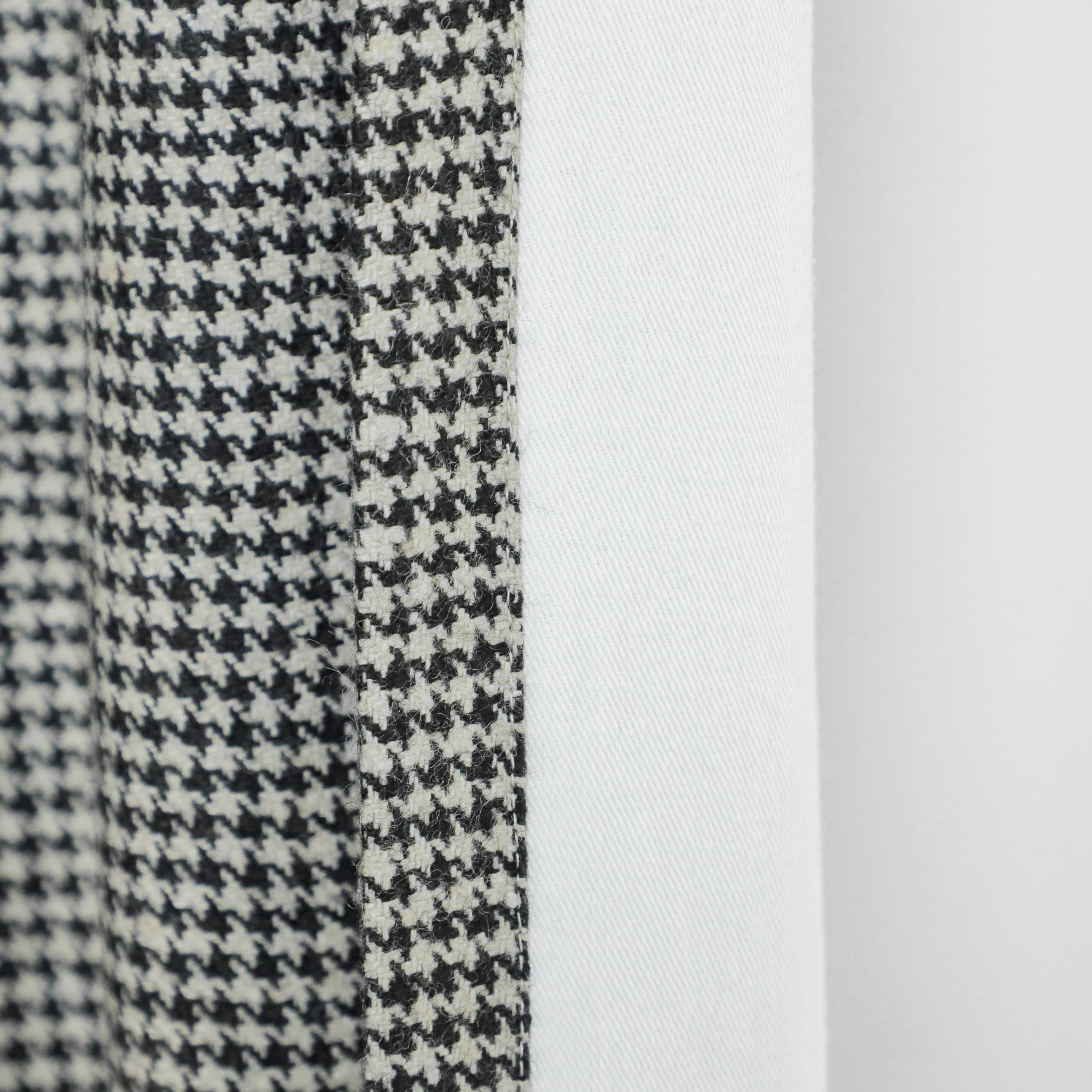 Houndstooth Wool Curtain