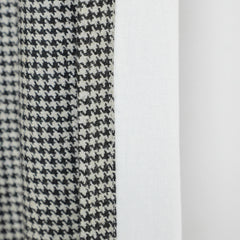 Houndstooth Wool Curtain
