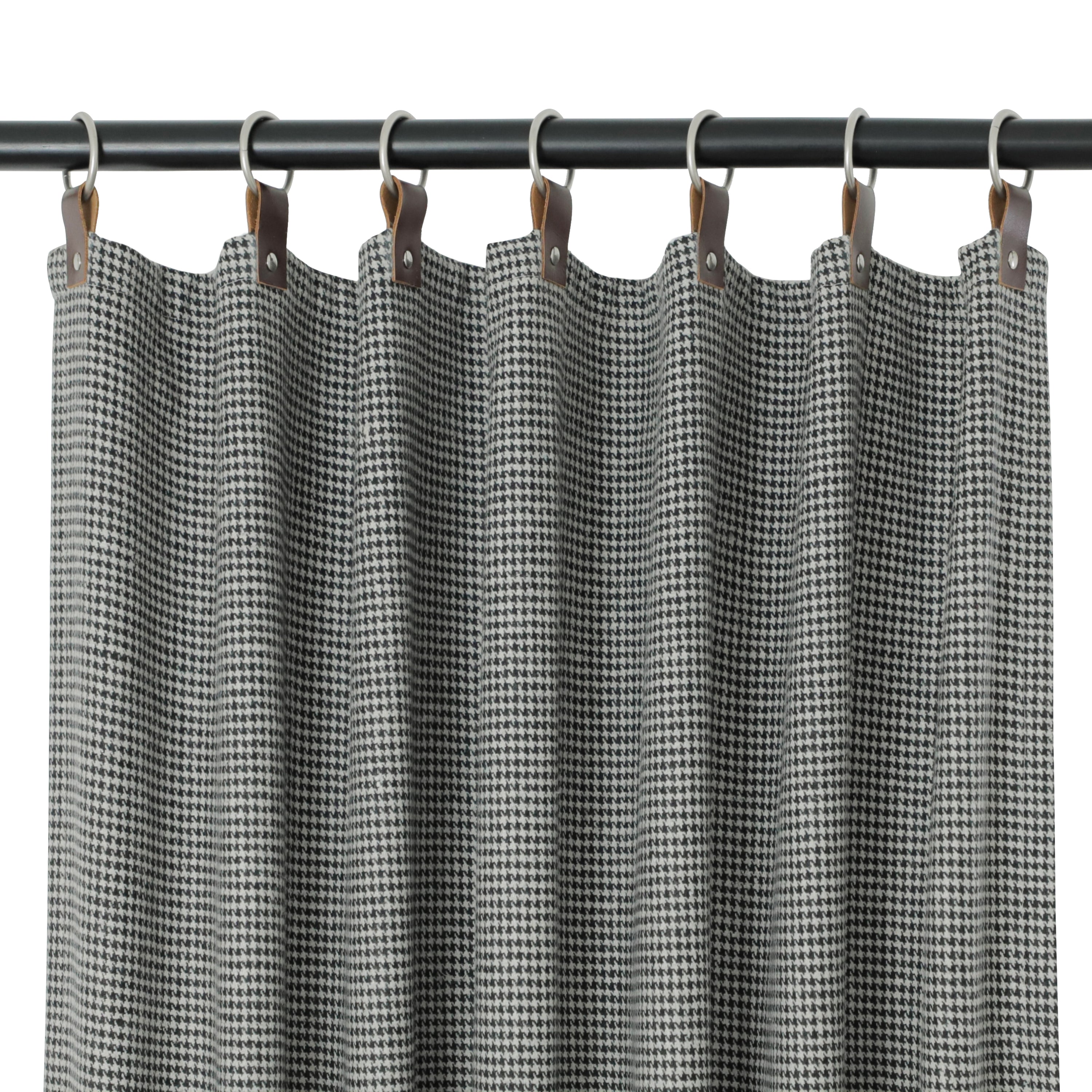 Houndstooth Wool Curtain