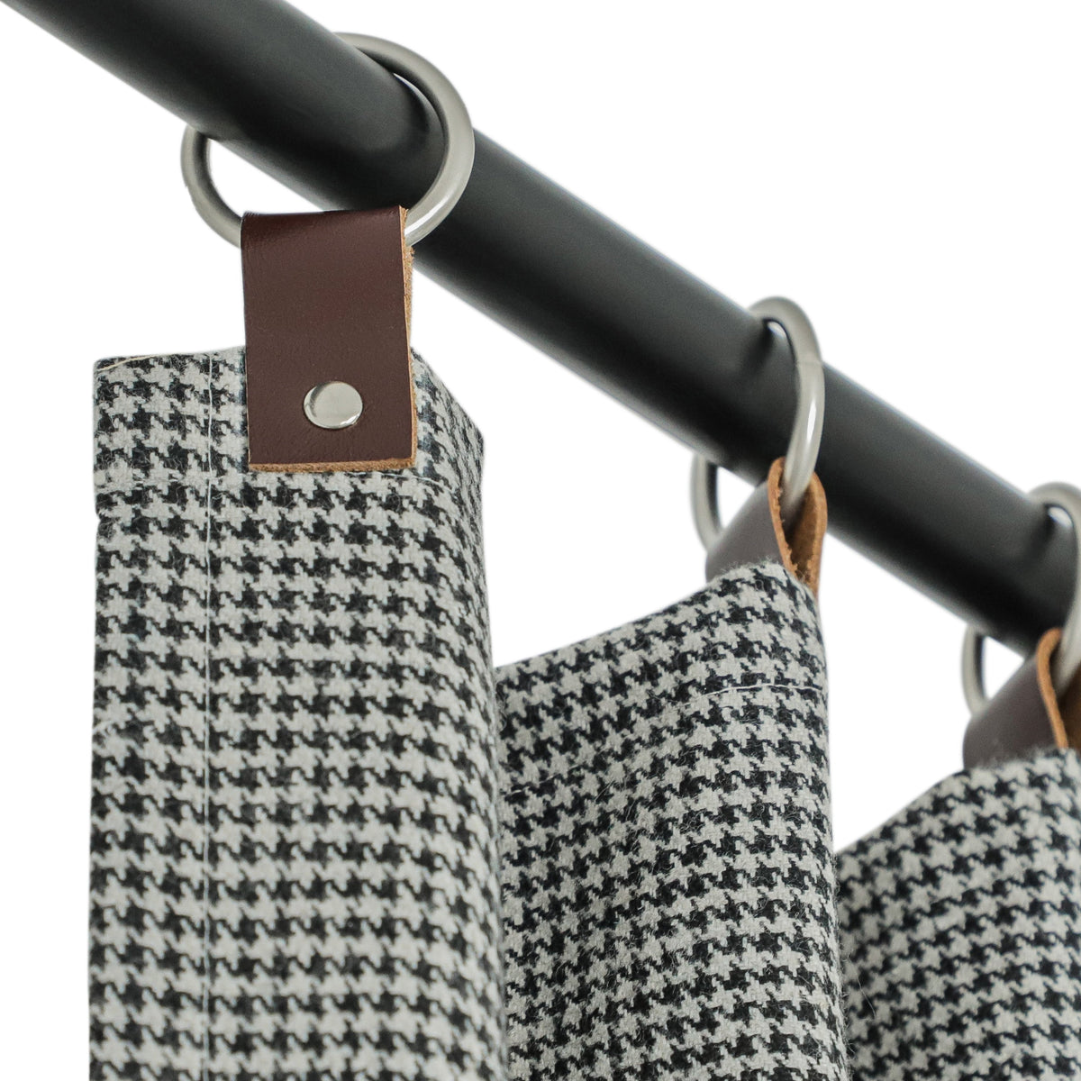 Houndstooth Wool Curtain