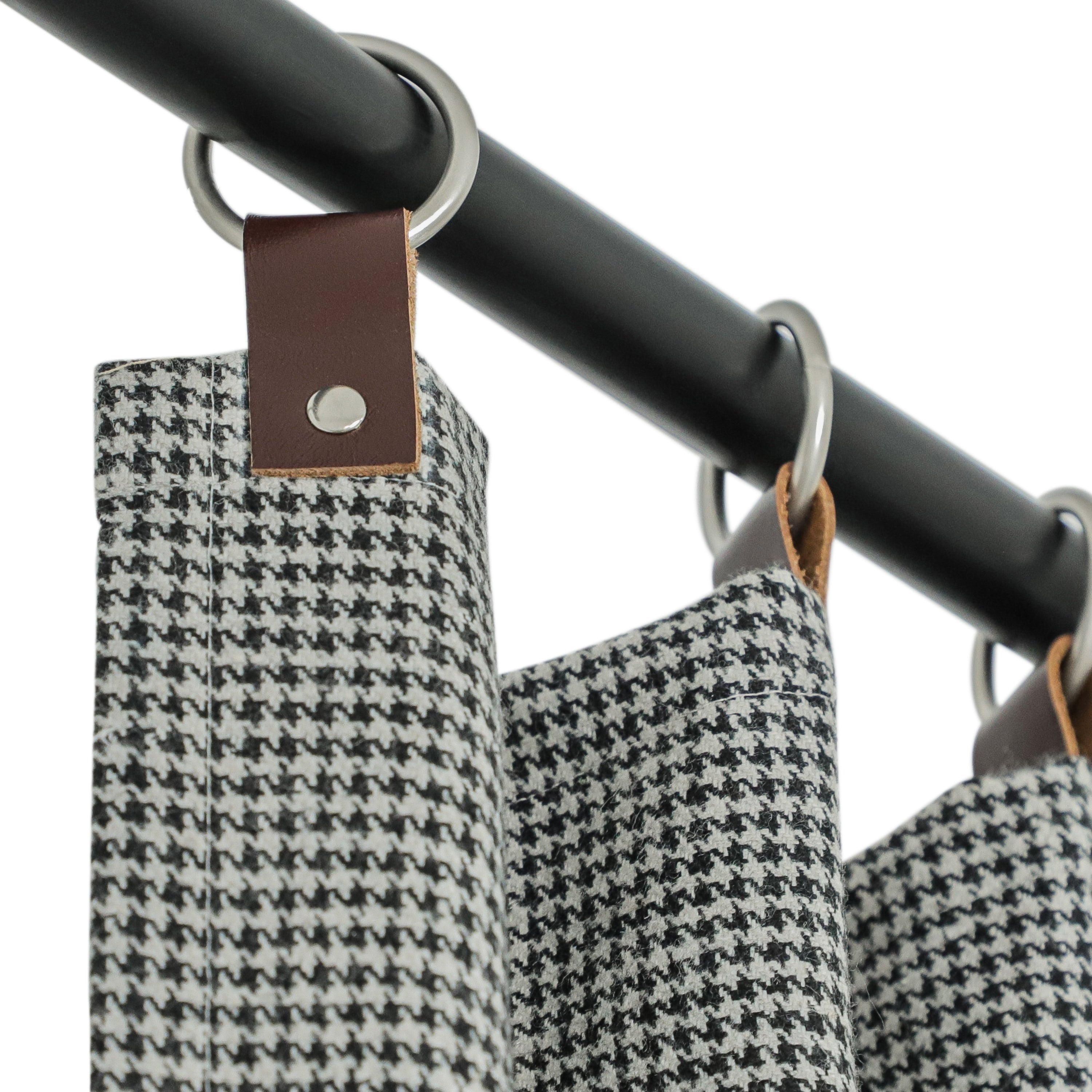 Houndstooth Wool Curtain