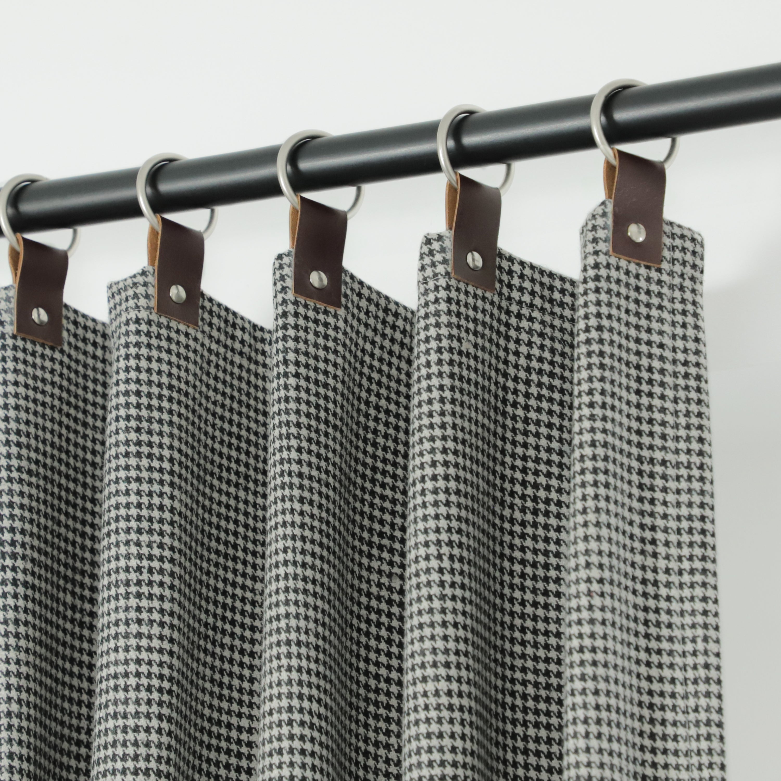 Houndstooth Wool Curtain