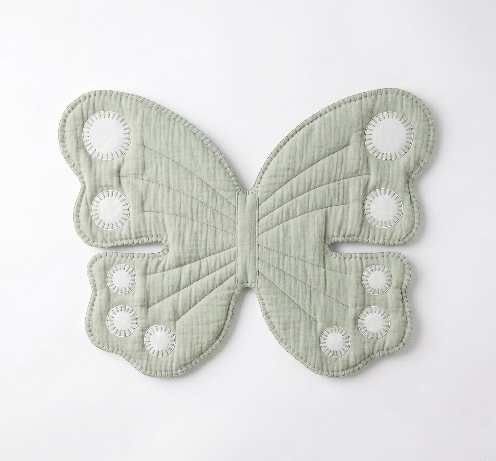 Butterfly Wings Costume for Kids - Quilted Embroidered Fairy Wings