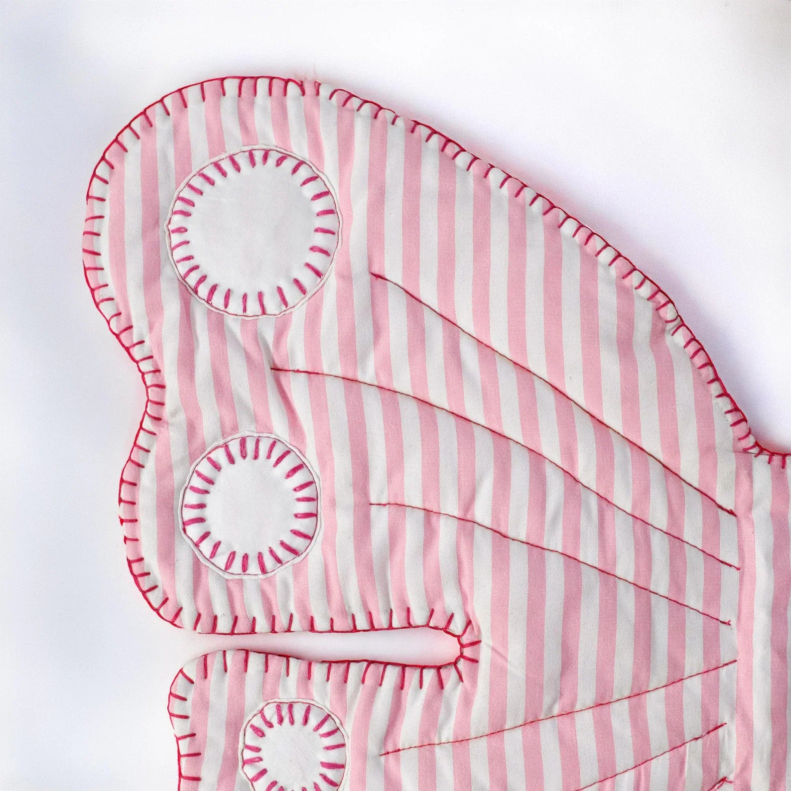 Butterfly Wings Costume for Kids - Quilted Embroidered Fairy Wings