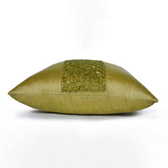Chartreuse Green Decor Pillow, Cushion Cover Faux Silk,Decorative pillow