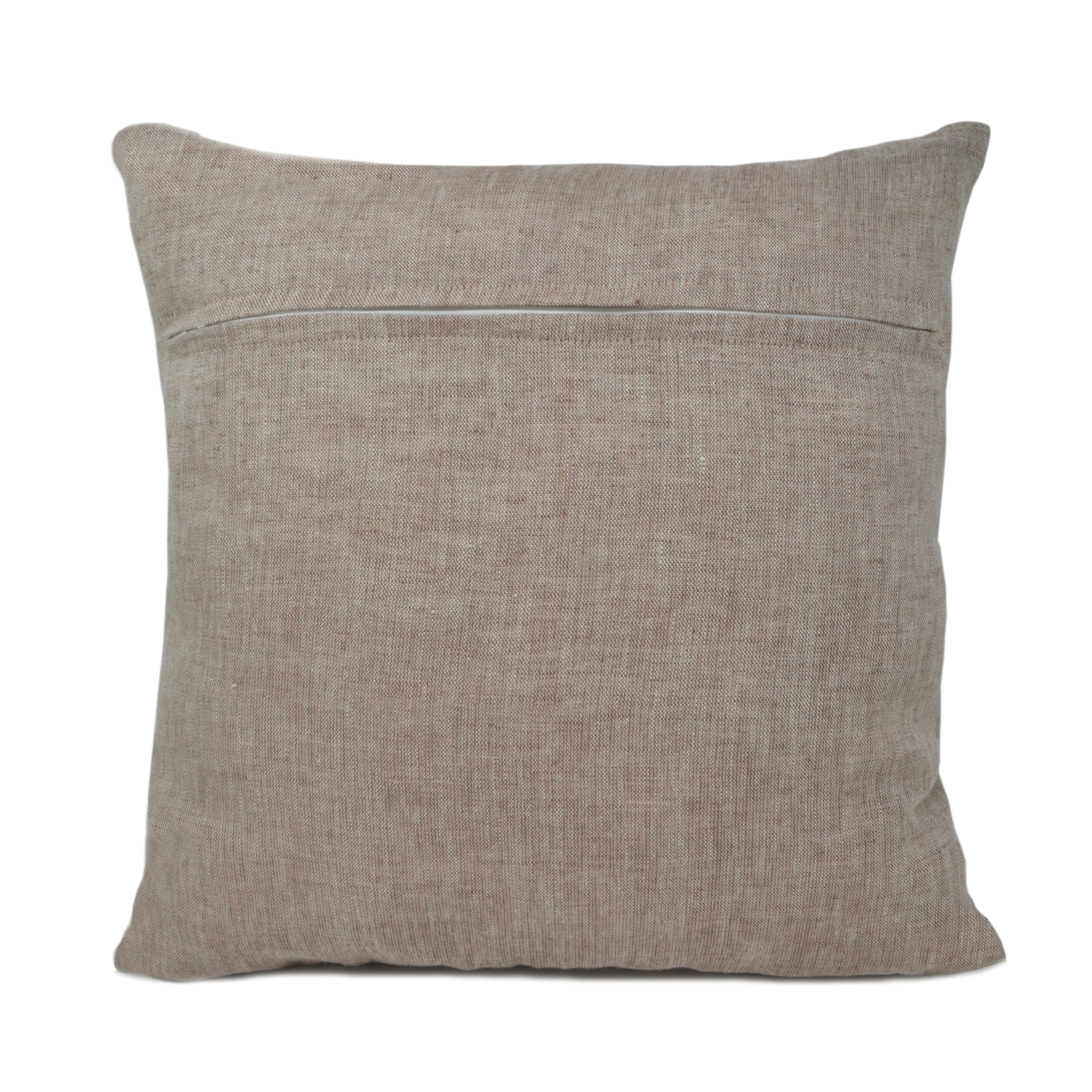 Brown Chippendale Geometric Pattern Pillow Cover