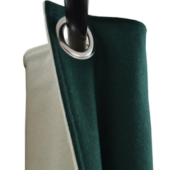 Double Layer Custom Wool Curtain With Grommets