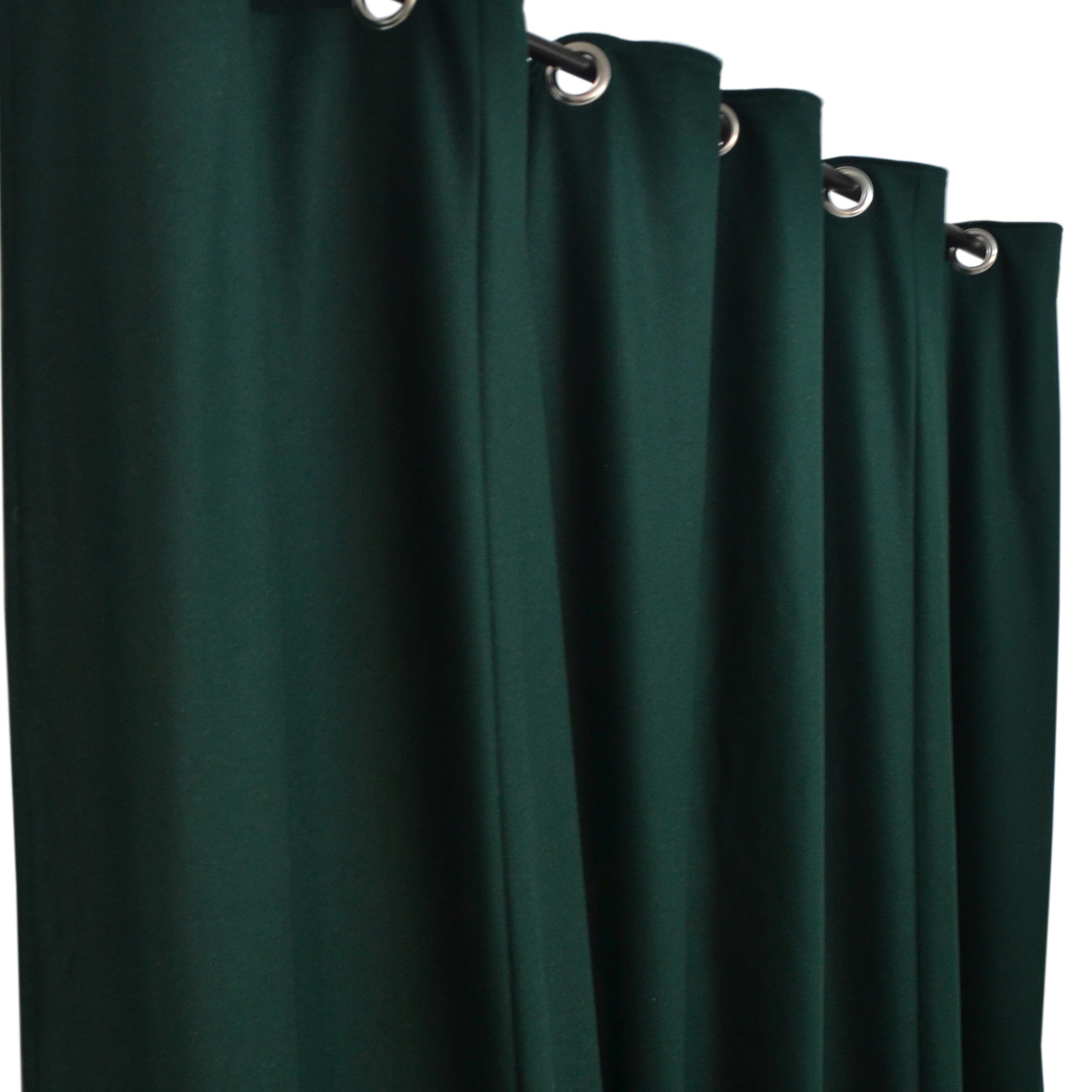 Double Layer Custom Wool Curtain With Grommets