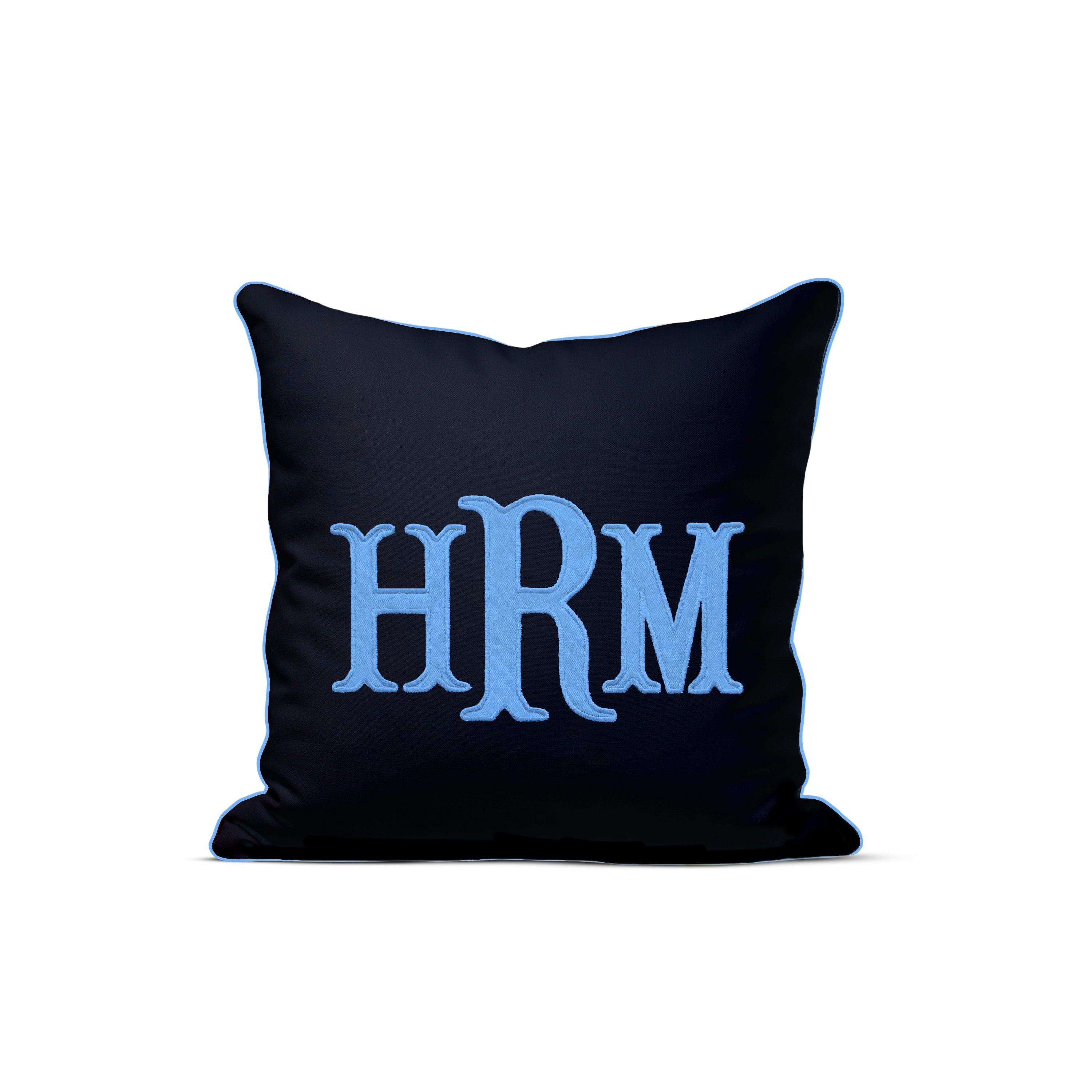 Applique Monogram Pillow Cover
